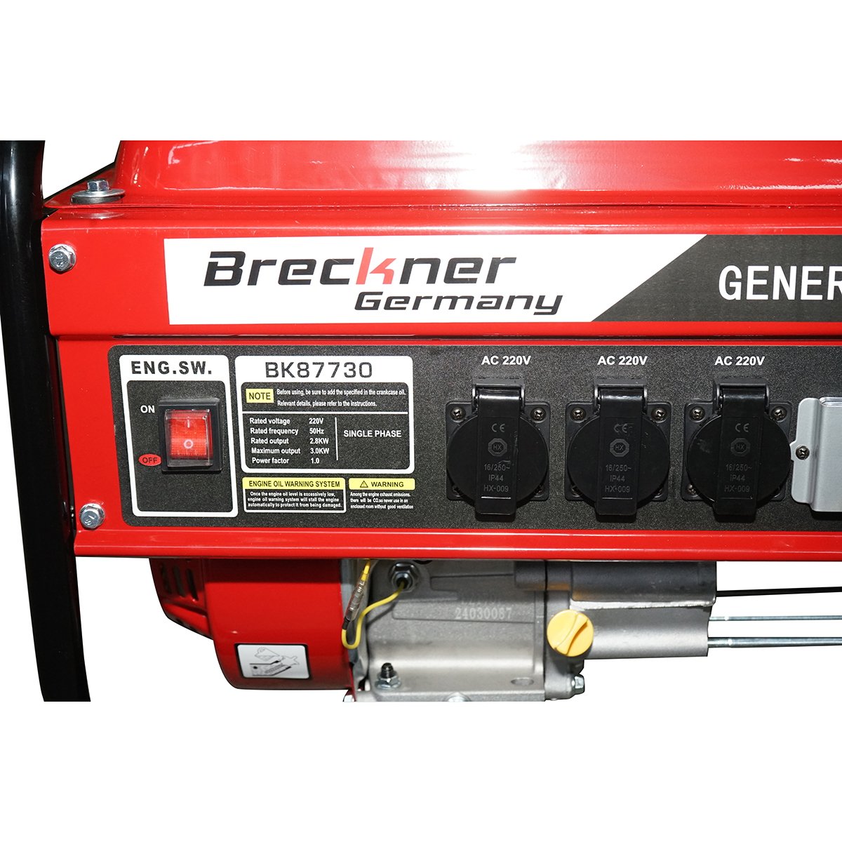 Generator electric pe benzina 220V/50Hz putere maxima 3.0 kw Breckner Germany